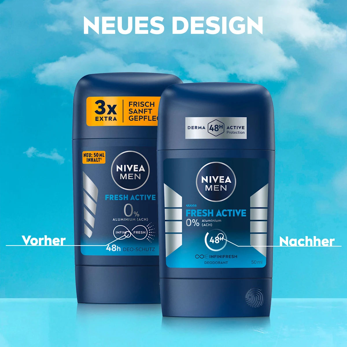 💪 NIVEA MEN Deostick Fresh Active — Soin fraîcheur pour hommes
