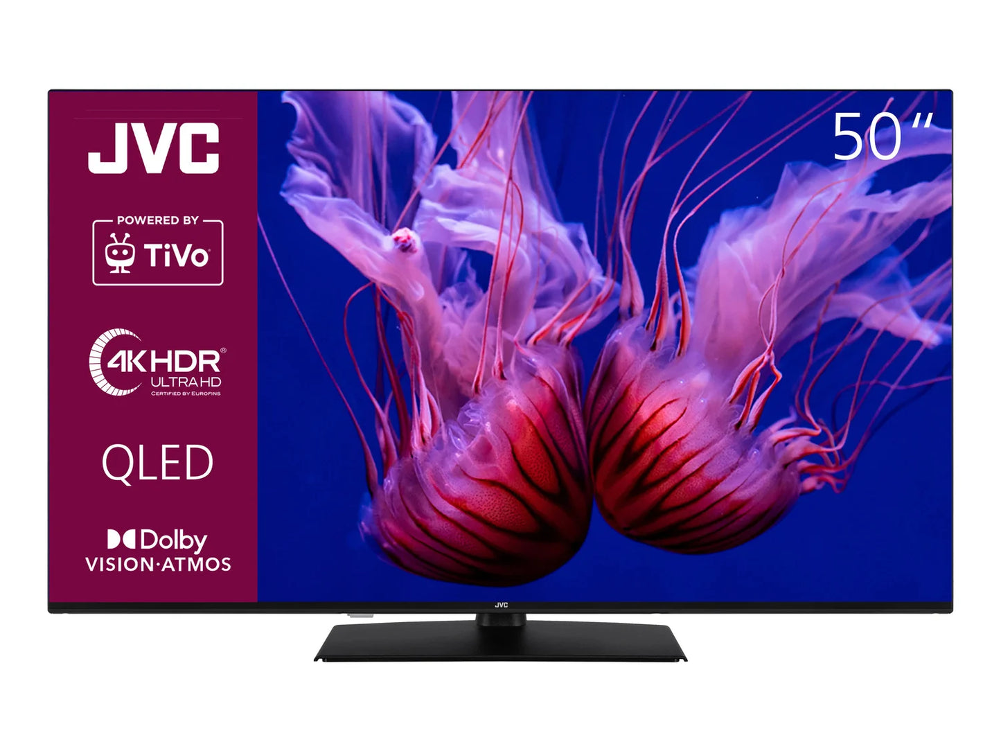 📺 JVC LT‑VUQ3455 QLED TiVo Smart TV 4K UHD — Téléviseur intelligent haute performanc