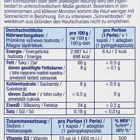 Mivolis Vitamine D3 Perles 1000UI