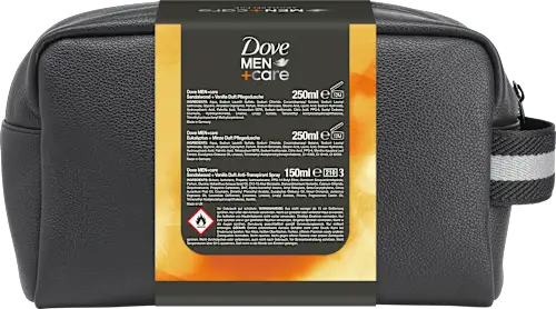 Coffret Cadeau Dove Men+Care Relax Care avec Trousse (3 pièces) - Mubina Essence Germany