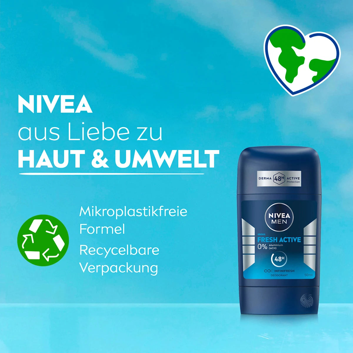💪 NIVEA MEN Deostick Fresh Active — Soin fraîcheur pour hommes