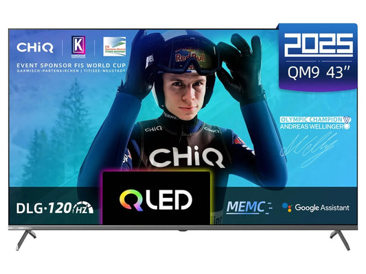 📺 CHiQ U43QM9V — Téléviseur 43″ (108 cm) 4K QLED