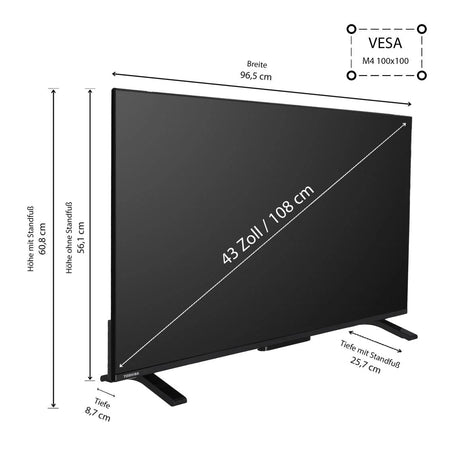 Toshiba 43UV2363DG Smart TV 4K UHD