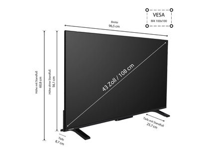 📺 Toshiba 43UV2363DG — Smart TV 43″ (4K UHD, VIDAA)