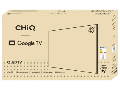 📺 CHiQ U43QM9V — Téléviseur 43″ (108 cm) 4K QLED