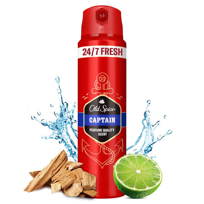 🚢 Old Spice Deospray Captain — Spray déodorant pour hommes (150 ml)