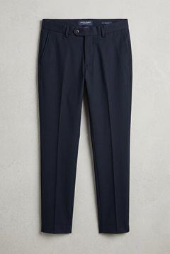 Jack & Jones PREMIUM JPSTACE LEO - Pantalon de costume - bleu foncé