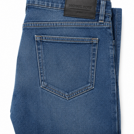 Michael Kors Jean Finn droit bleu