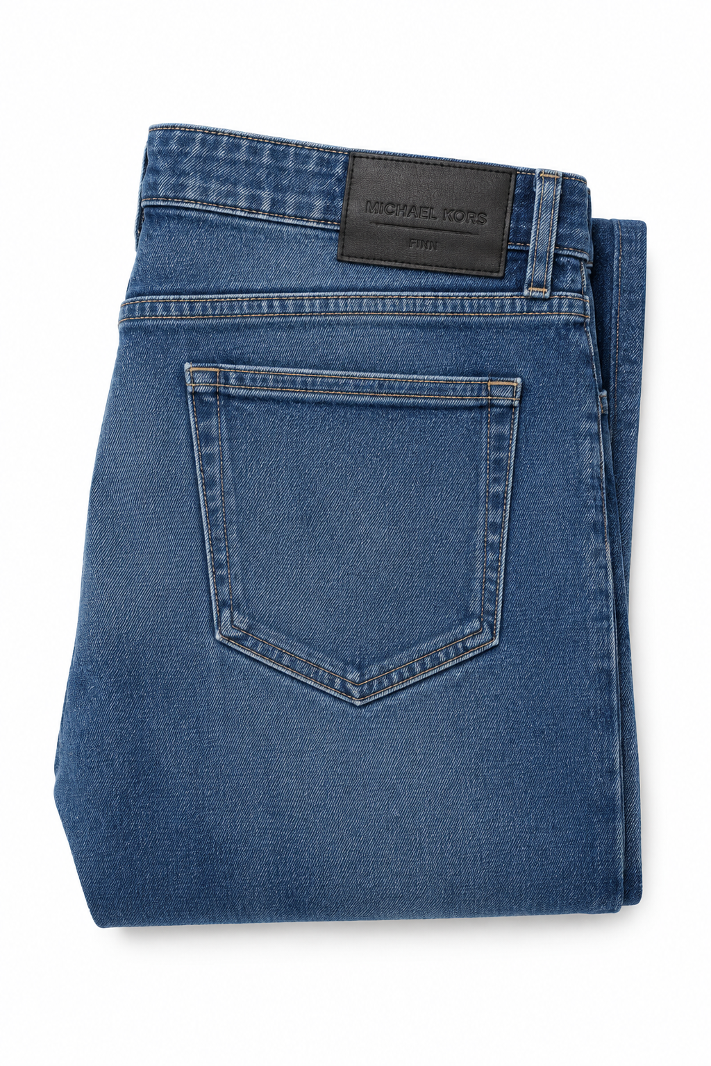 Michael Kors Jean Finn droit bleu – Mubina Essence