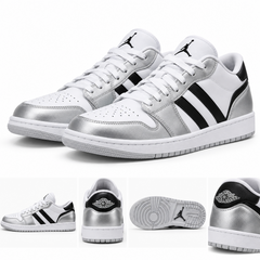 Jordan - Sneakers basses - blanc et argent