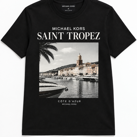 Michael Kors T-shirt Saint Tropez noir