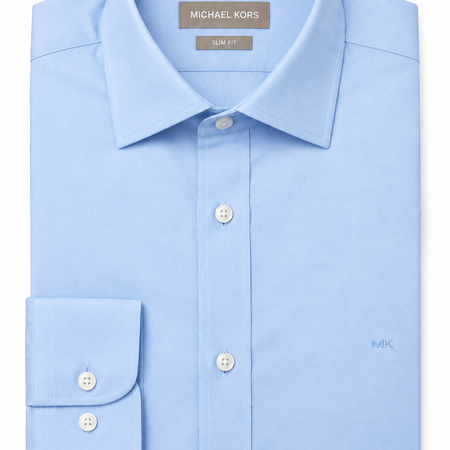 Michael Kors Chemise slim fit bleu clair