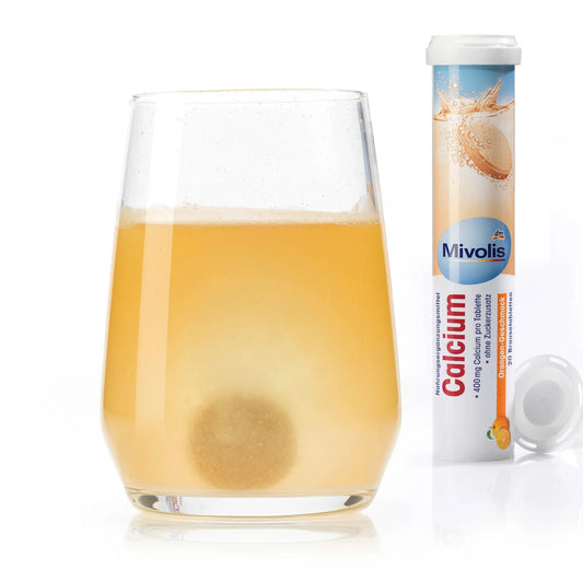 Mivolis Calcium – 20 Comprimés Effervescents (Goût Orange)