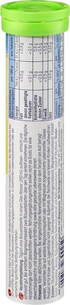 Mivolis Magnésium – 20 Comprimés Effervescents (Goût Citron),