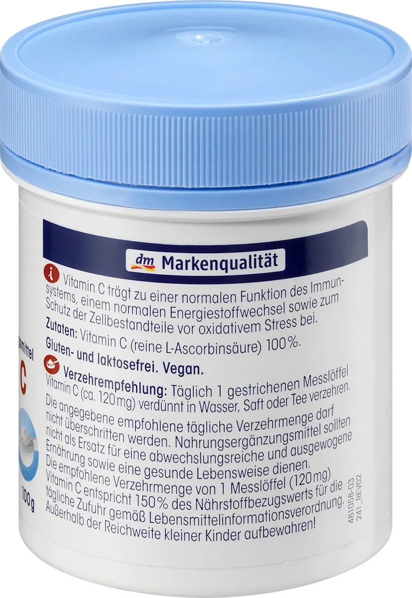 Mivolis Vitamine C en Poudre – Immunité & Énergie Instantanée (100 g) – Force 100 % Naturelle !