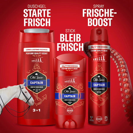 Old Spice Captain Déodorant Spray