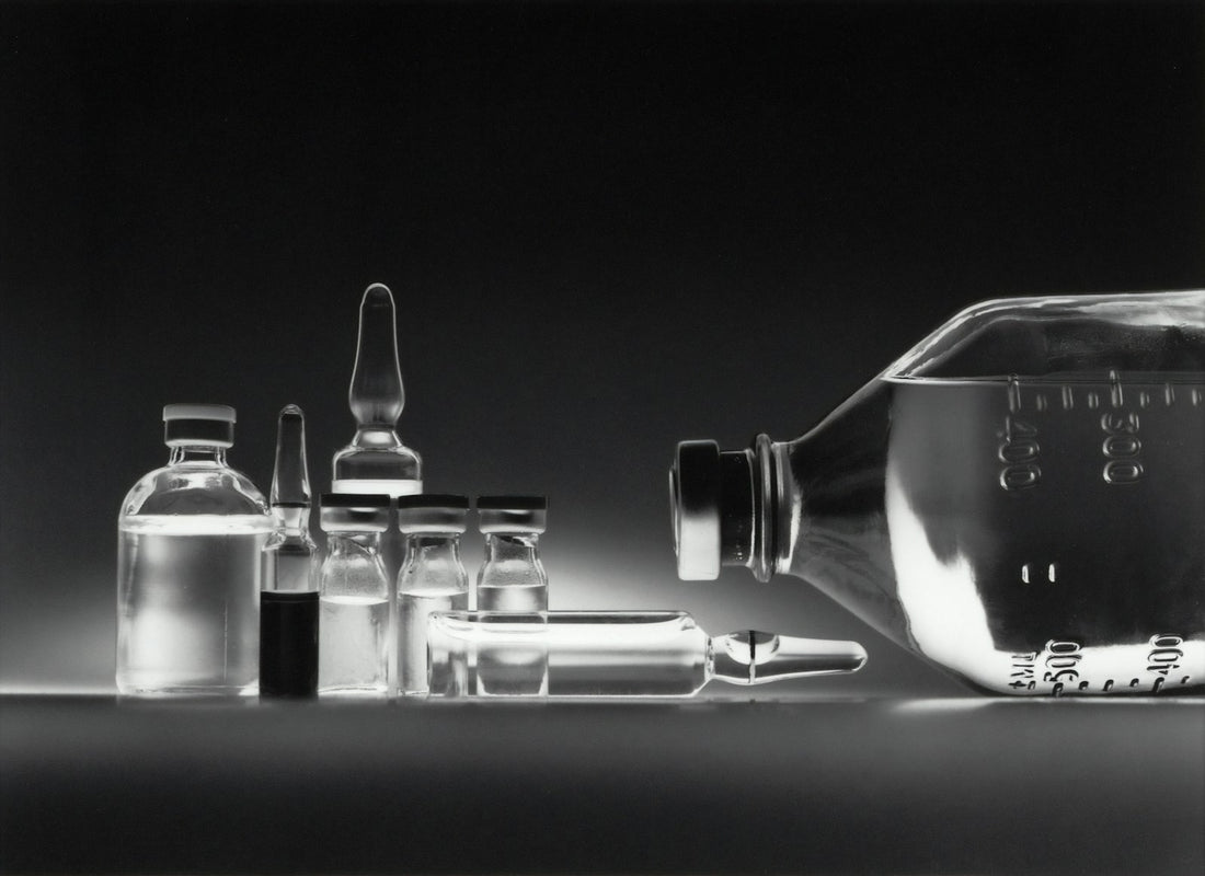 Flacons injectables et poche de perfusion