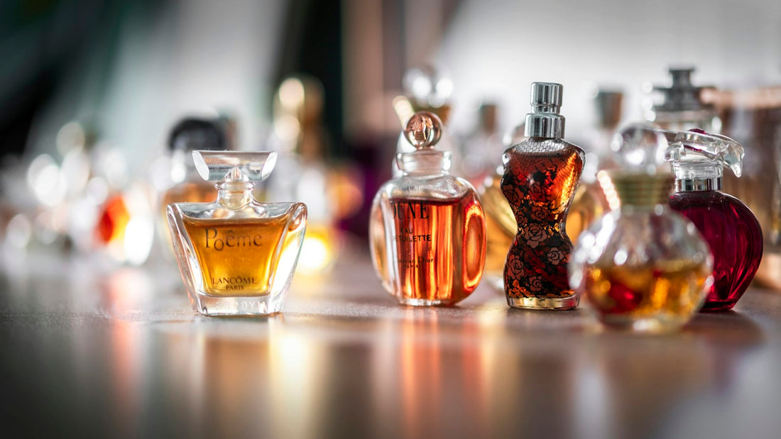 Flacon de parfum en verre