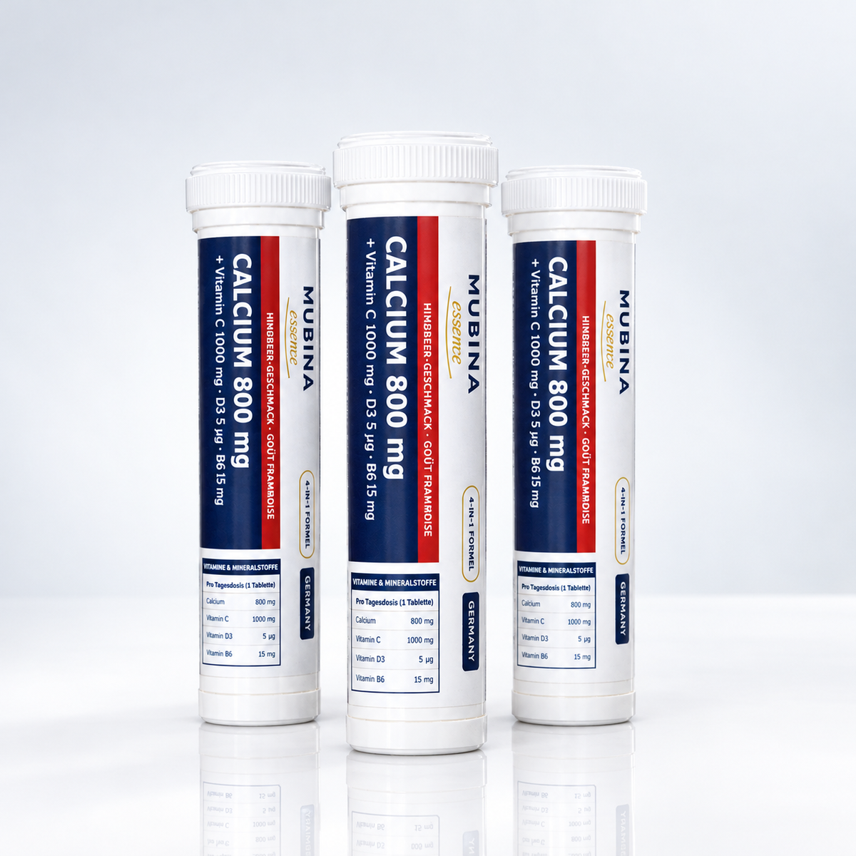 Mubina Calcium 800 mg – carton revendeur de 24 tubes