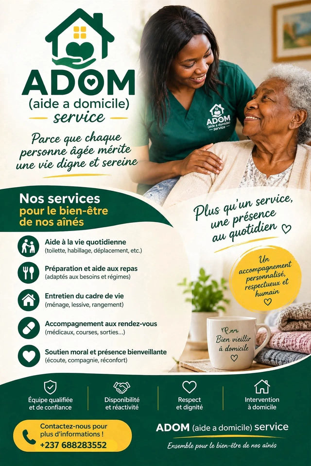 ADOM – aide à domicile pour personnes âgées