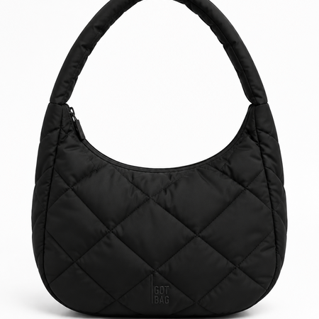 GOT BAG - Sac à main matelassé - noir – Mubina Essence
