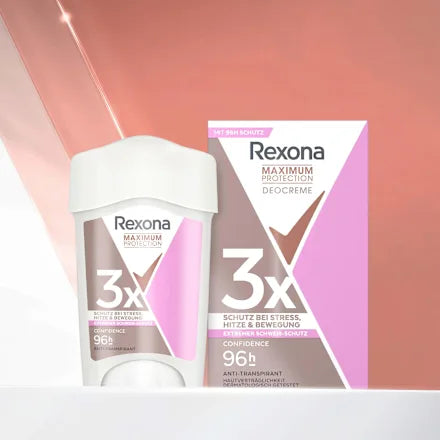 REXONA MAXIMUM PROTECTION  L'Anti-Transpirant Crème Efficacité Clinique • Qualité Allemagne 🇩🇪