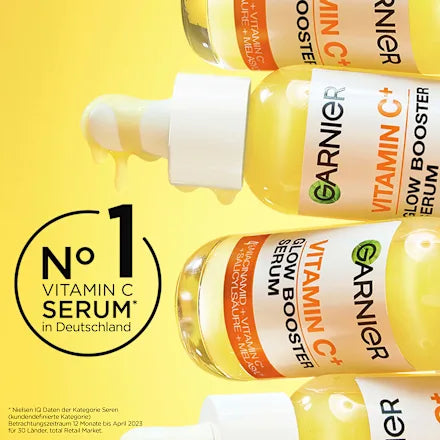 GARNIER GLOW BOOSTER  Sérum Vitamine C Anti-Taches • Qualité Allemagne 🇩🇪