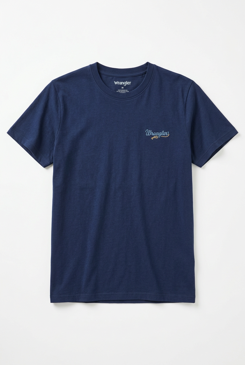 T-shirt Wrangler bleu marine